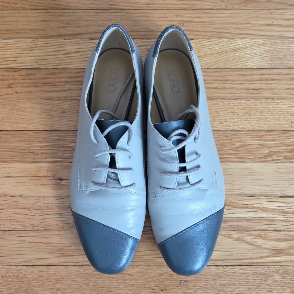 LOGO Women's Leather Lace Up Laurel Oxford Dress Shoe | Sz 8